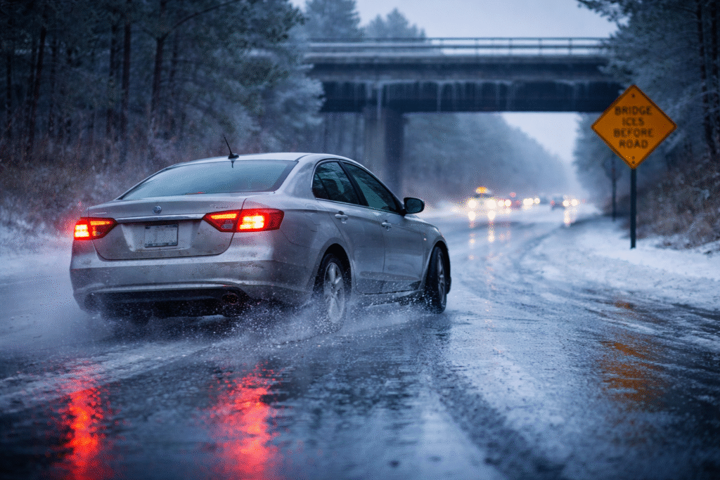 How South Carolina Drivers Misjudge Winter “Black Ice” — And What That Means for Liability
