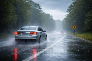 Spring Rain and Road Hazards: How Fault Is Determined After a Wet-Weather Crash
