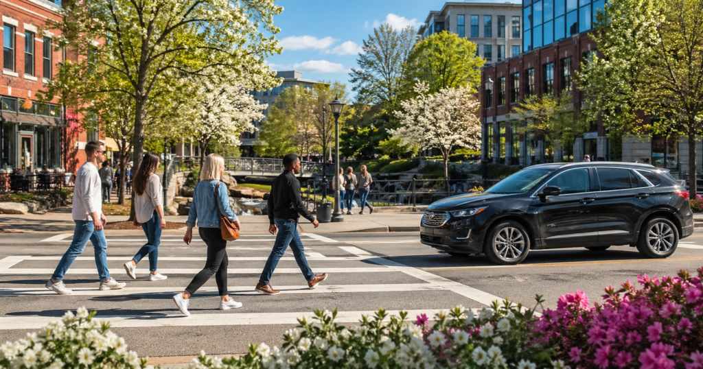 Pedestrian Accidents in Downtown Greenville This Spring: Who Is Liable at Crosswalks and Intersections?